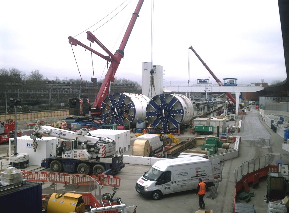 LONDON UNDERGROUND- Nord contribui na construção de túneis  Acionamentos de transportadores para construção de túneis no centro de Londres